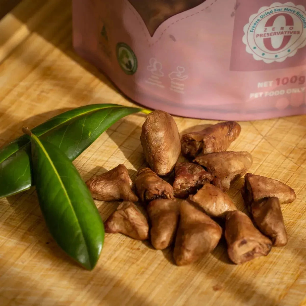 Freeze Dried Free Range Chicken Hearts 100g