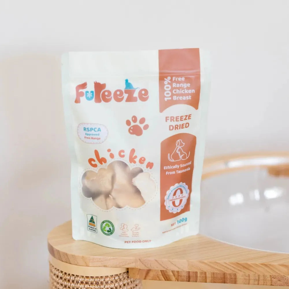 Freeze Dried Free Range Chicken Breast By Fureeze™ 100g