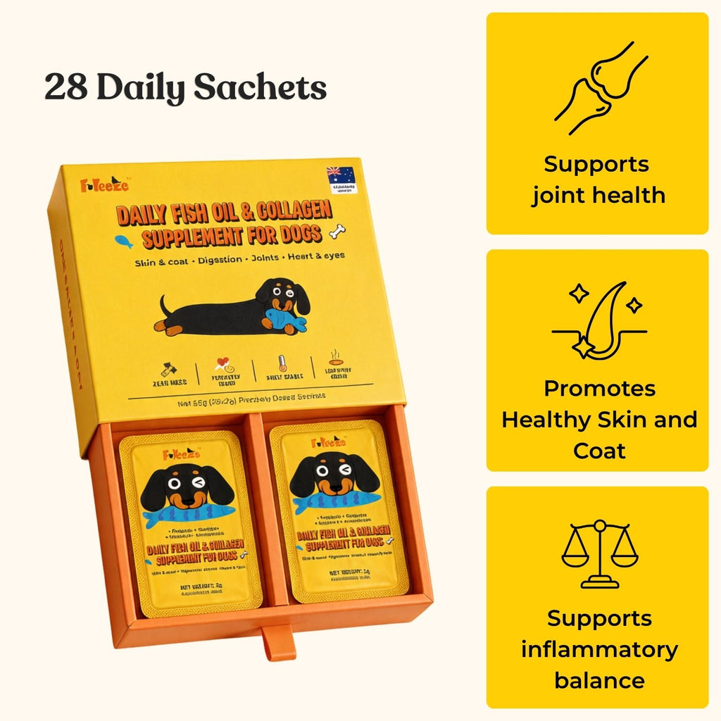 No Fridge. No Mess. — Fureeze® Snap-pack Daily Fish Oil & Collagen Supplement For Dogs
