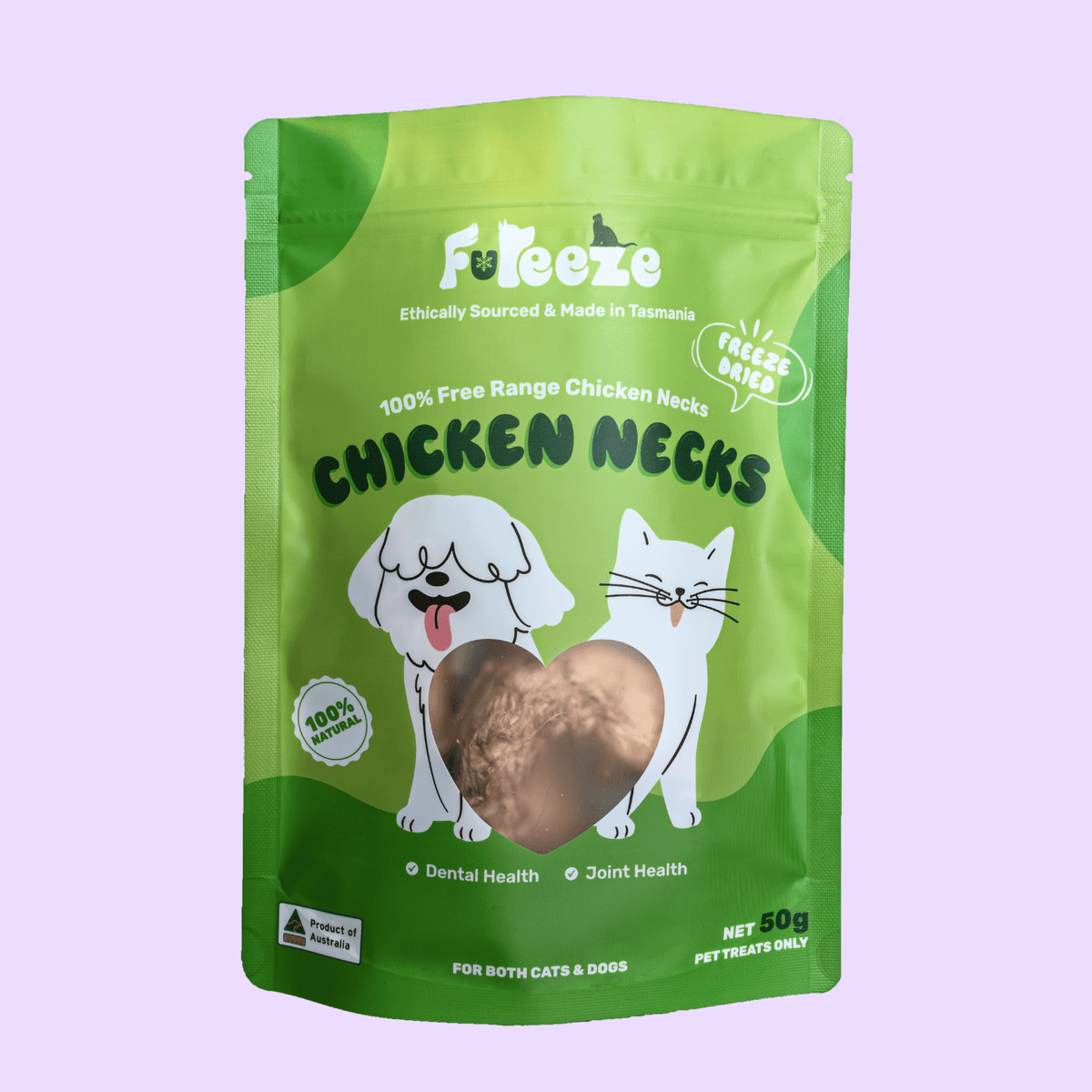 Freeze Dried Free Range Chicken Necks 50g