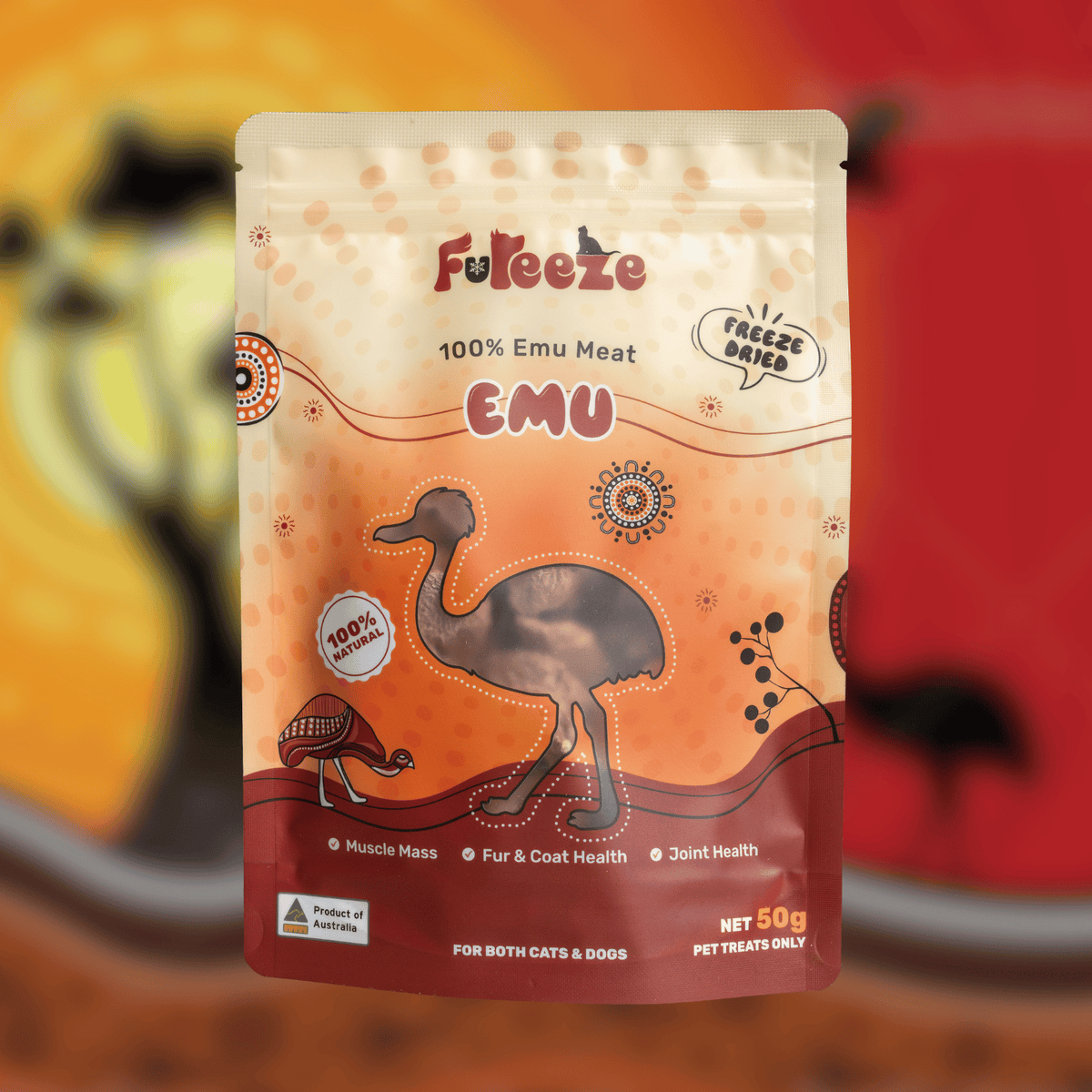 Freeze Dried Emu 50g