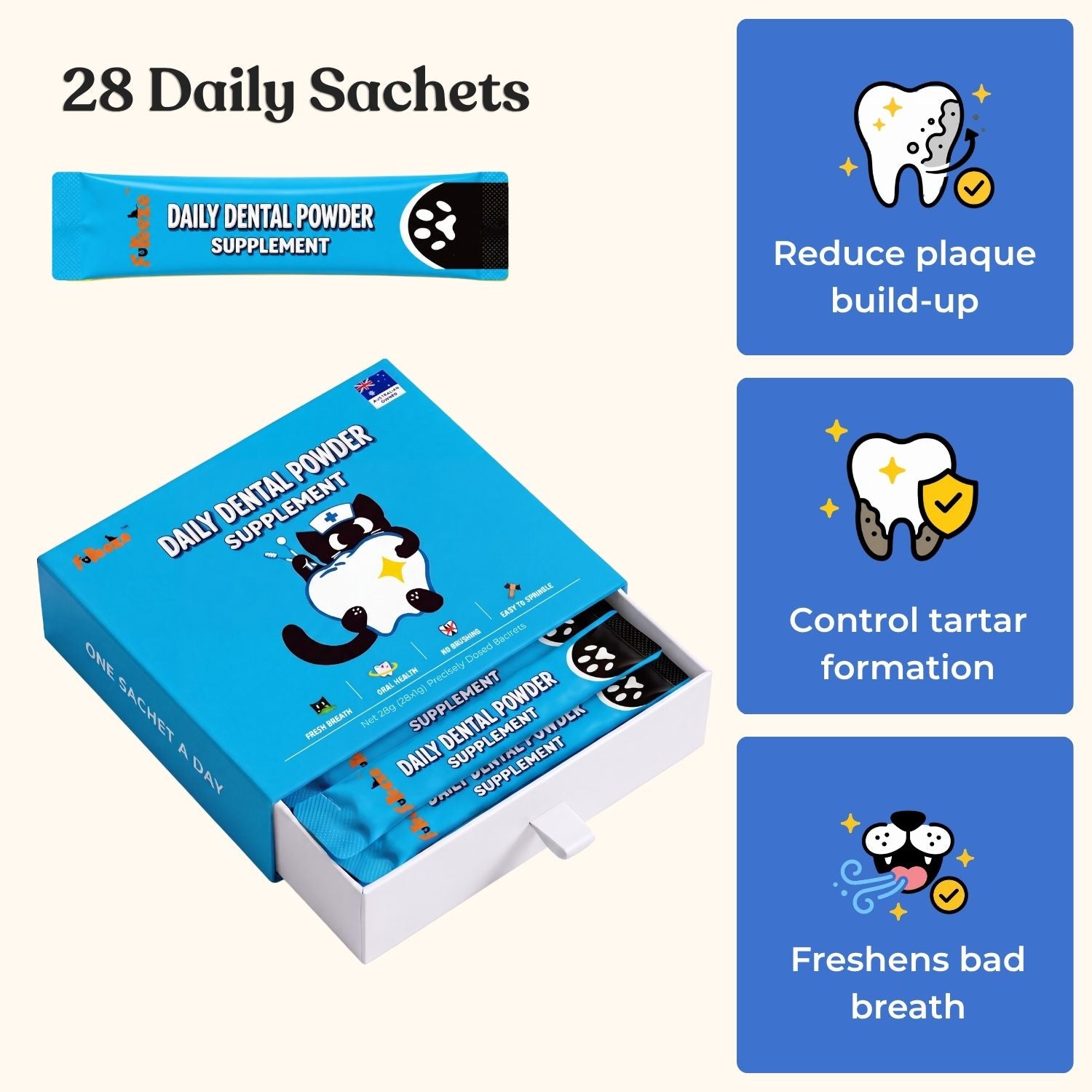 Fureeze® Daily Dental Care Supplement — Reduce Plaque Build-Up & Support Fresher Breath