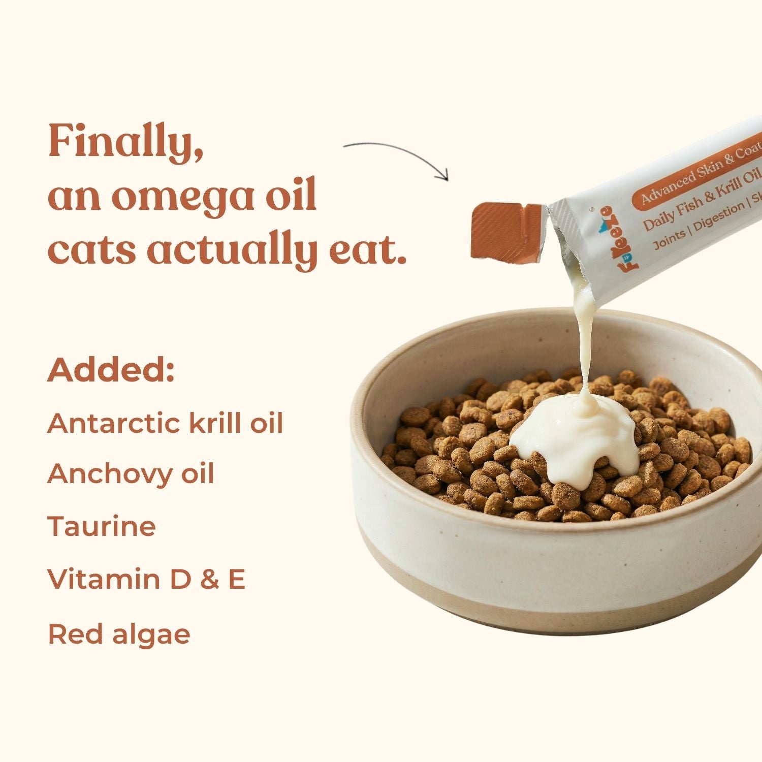 No Fridge. No Mess. — Fureeze® Daily Fish & Krill Oil Supplement