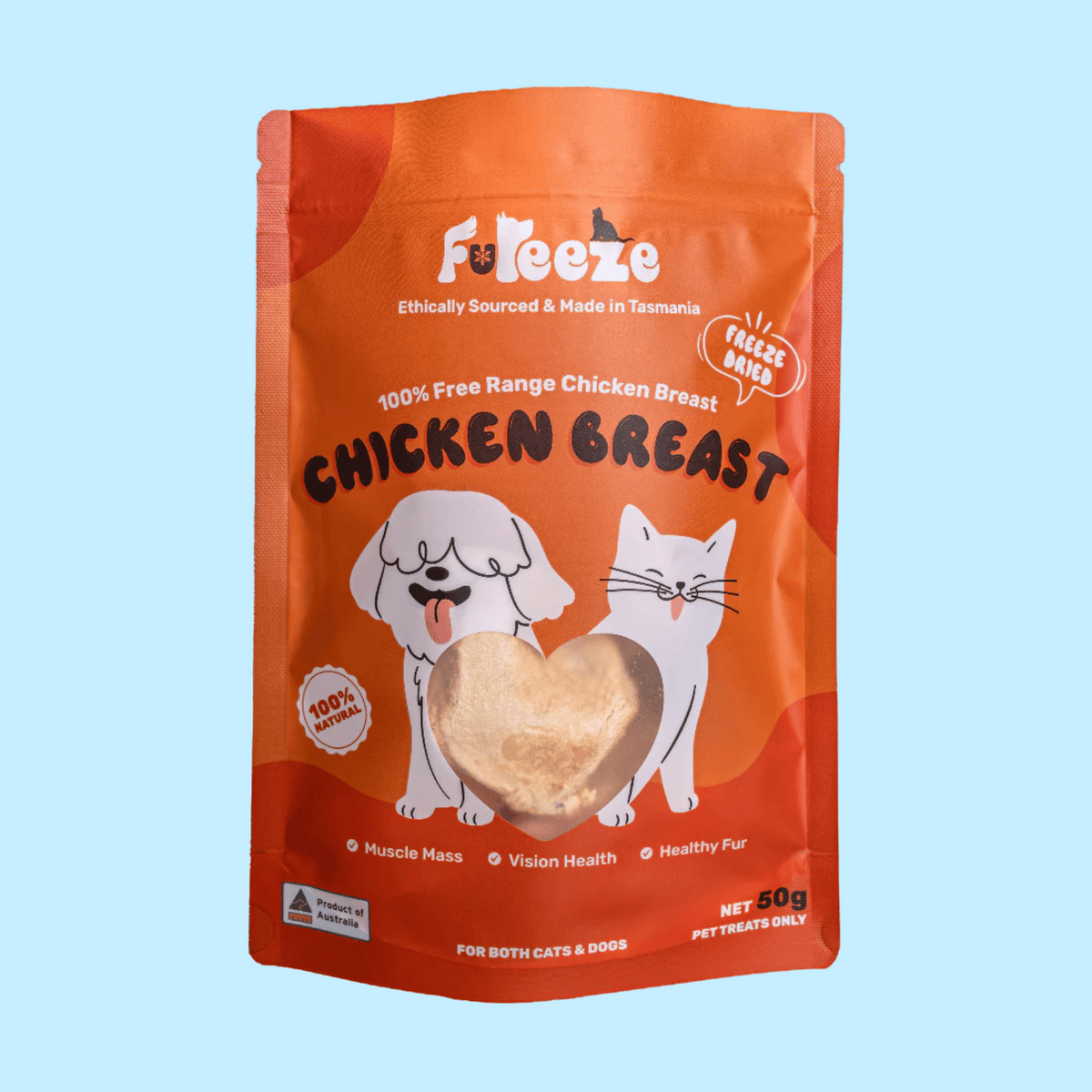 Freeze Dried Free Range Chicken Breast 50g