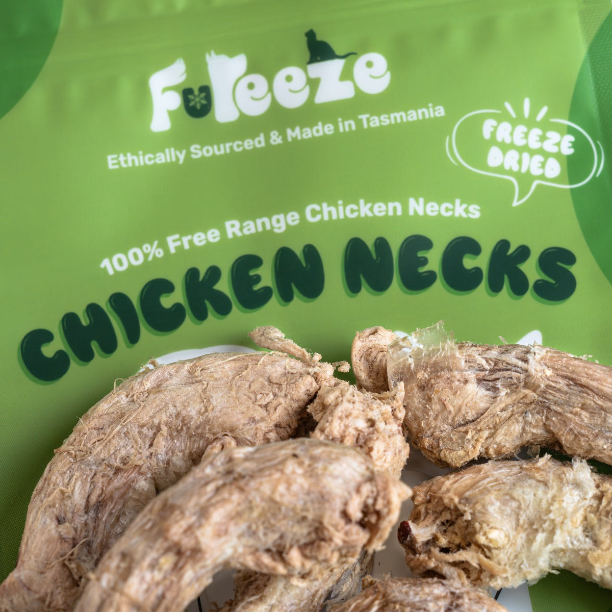 Freeze Dried Free Range Chicken Necks By Fureeze™ 50g